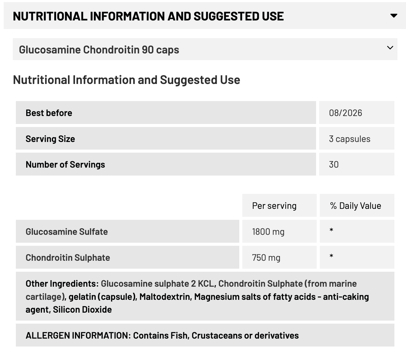 REFLEX GLUCOSAMINE CHONDROITIN - 90 CAPS