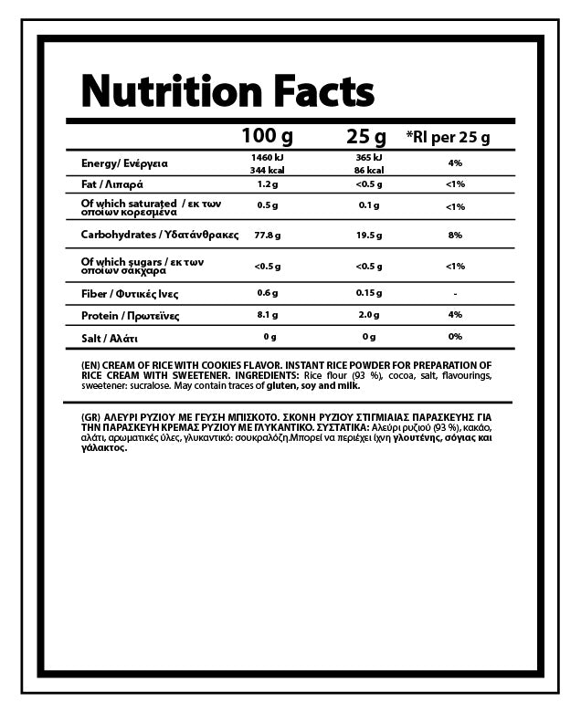 NUTRIYUMMY CREAM OF RICE COOKIES 2KG