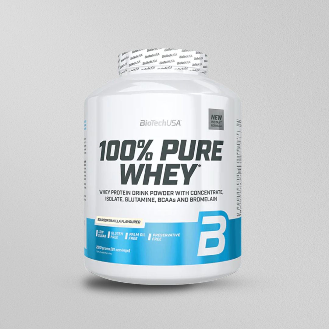 BIOTECH USA 100% PURE WHEY 2.27 KG BOURBON VANILLA