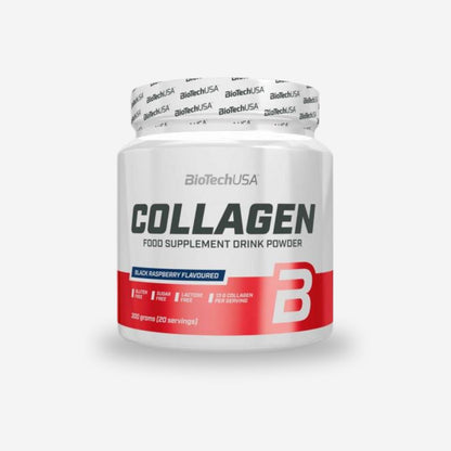 BIOTECH USA - COLLAGEN 300 G - BLACK RASPBERRY