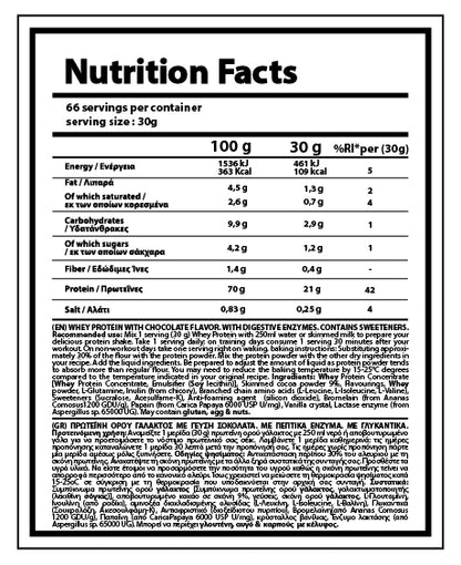 NUTRIYUMMY ULTRA WHEY CHOCOLATE 2KG