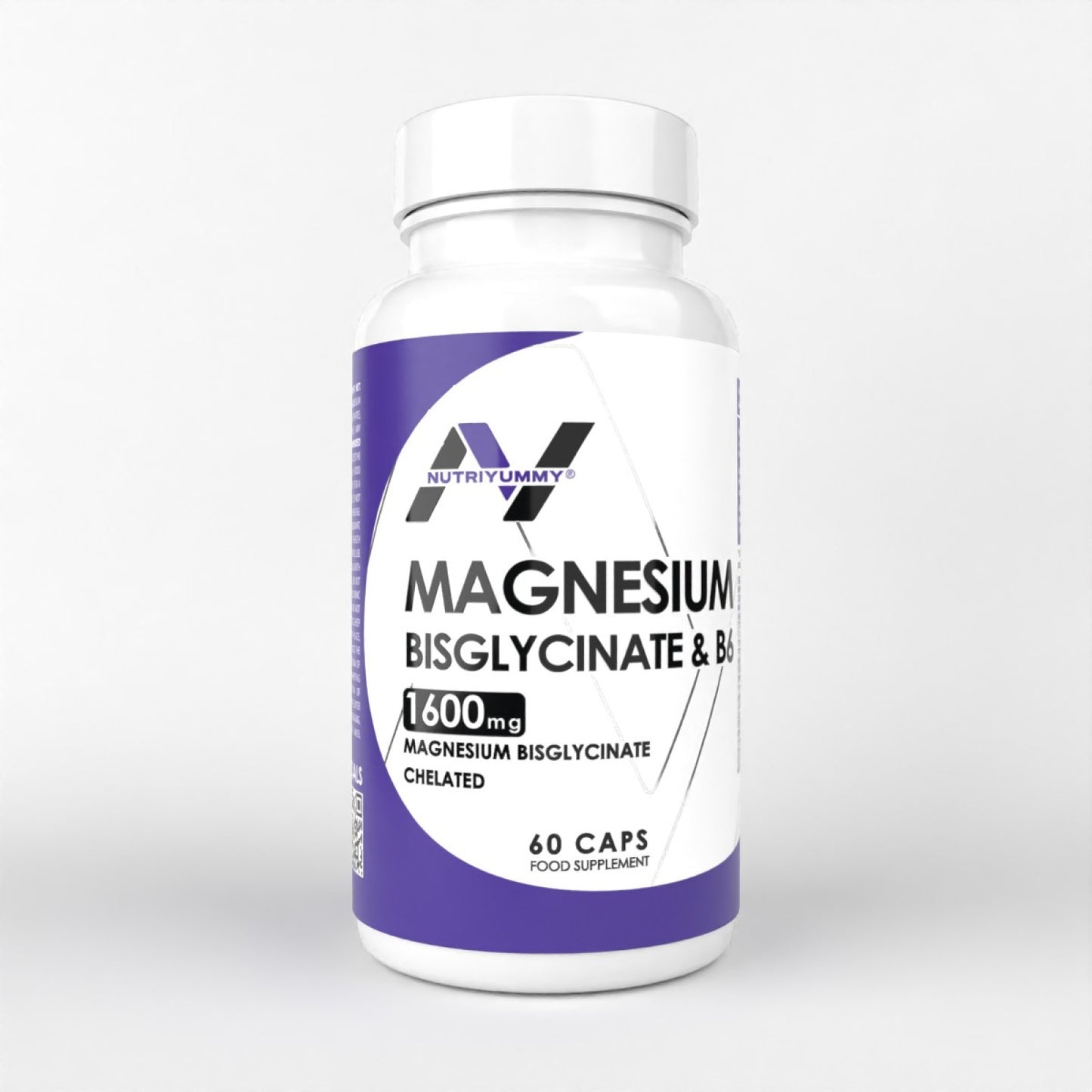 NUTRIYUMMY MAGNESIUM BISGLYCINATE & B6 60 CAPS