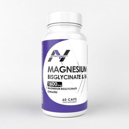 NUTRIYUMMY MAGNESIUM BISGLYCINATE & B6 60 CAPS