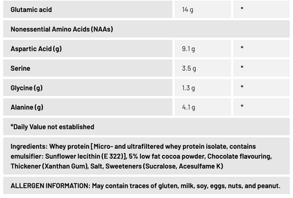 ZUMUB 100% WHEY ISOLATE VANILLA
